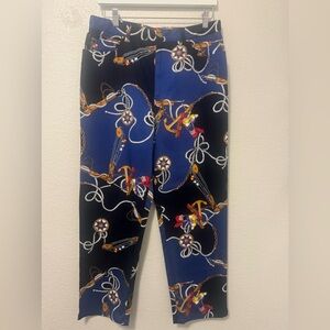 Lauren Ralph Lauren Nautical Boat Anchor Print PantsSize 12.